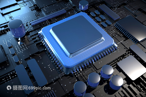科技之光 芯片与电子元件的微观世界